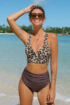 Bikini animal print tiro alto (preventa)