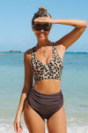 Bikini animal print tiro alto (preventa)